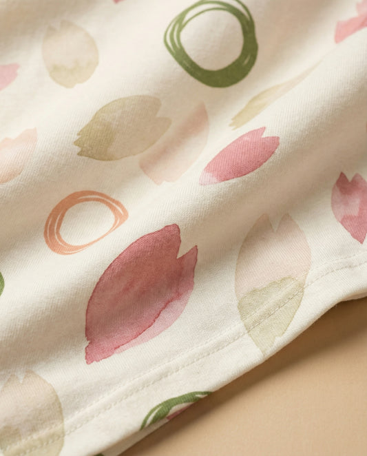 Petal & Ring Women’s Short Pajama Set – Soft Minimal Sleepwear